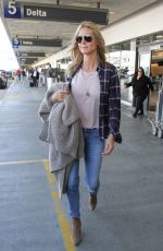 HEIDI KLUM at LAX Airport in Los Angeles 10/22/2015