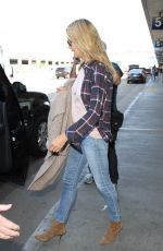 HEIDI KLUM at LAX Airport in Los Angeles 10/22/2015