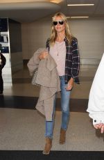 HEIDI KLUM at LAX Airport in Los Angeles 10/22/2015
