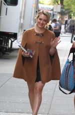 HILARY DUFF on the Set of Younger in New York 10/07/2015