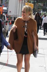HILARY DUFF on the Set of Younger in New York 10/07/2015