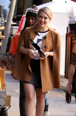 HILARY DUFF on the Set of Younger in New York 10/12/2015