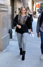 HILARY DUFF on the Set of Younger in New York 10/12/2015