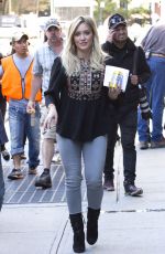 HILARY DUFF on the Set of Younger in New York 10/12/2015