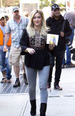 HILARY DUFF on the Set of Younger in New York 10/12/2015