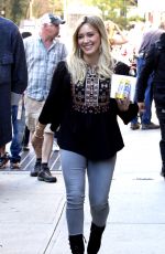 HILARY DUFF on the Set of Younger in New York 10/12/2015