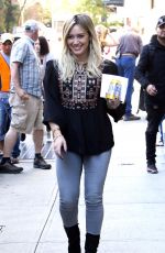 HILARY DUFF on the Set of Younger in New York 10/12/2015