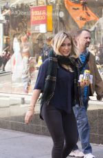 HILARY DUFF on the Set of Younger in New York 10/12/2015