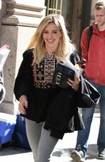 HILARY DUFF on the Set of Younger in New York 10/12/2015