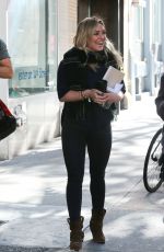 HILARY DUFF on the Set of Younger in New York 10/12/2015