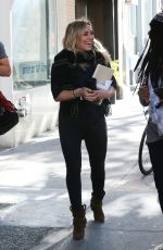 HILARY DUFF on the Set of Younger in New York 10/12/2015