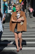 HILARY DUFF on the Set of Younger in New York 10/12/2015