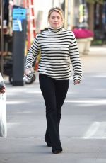 HILARY DUFF on the Set of Younger in New York 10/19/2015