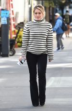 HILARY DUFF on the Set of Younger in New York 10/19/2015