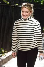 HILARY DUFF on the Set of Younger in New York 10/19/2015