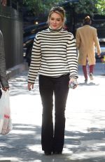 HILARY DUFF on the Set of Younger in New York 10/19/2015