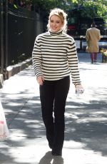 HILARY DUFF on the Set of Younger in New York 10/19/2015