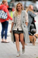 HILARY DUFF on the Set of Younger in New York 10/23/2015