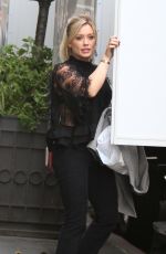 HILARY DUFF on Younger Set in New York 10/27/2015