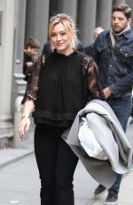 HILARY DUFF on Younger Set in New York 10/27/2015