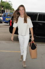 HILARY SWANK Arrives at LAX Airport in Los Angeles 10/16/2015