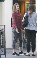 HILARY SWANK Out for Breakfast in Brentwood 10/07/2015