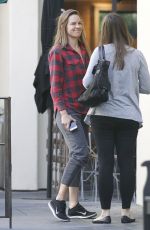 HILARY SWANK Out for Breakfast in Brentwood 10/07/2015