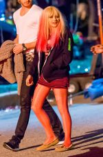 CHLOE MORETZ on the Evening Set of Neighbors 2 in Los Angeles 10/28/2015
