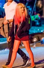 CHLOE MORETZ on the Evening Set of Neighbors 2 in Los Angeles 10/28/2015