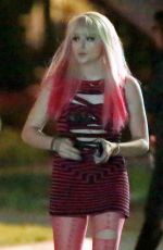 CHLOE MORETZ on the Evening Set of Neighbors 2 in Los Angeles 10/28/2015