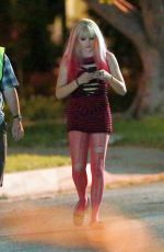 CHLOE MORETZ on the Evening Set of Neighbors 2 in Los Angeles 10/28/2015