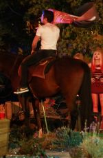 CHLOE MORETZ on the Evening Set of Neighbors 2 in Los Angeles 10/28/2015