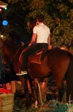 CHLOE MORETZ on the Evening Set of Neighbors 2 in Los Angeles 10/28/2015