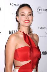 OLIVIA WILDE at Meadowland Screening in New York 10/11/2015