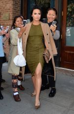 DEMI LOVATO Leaves Her Hotel in New York 10/15/2015
