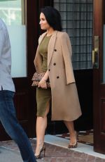 DEMI LOVATO Leaves Her Hotel in New York 10/15/2015
