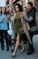 DEMI LOVATO Leaves Her Hotel in New York 10/15/2015