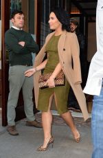 DEMI LOVATO Leaves Her Hotel in New York 10/15/2015