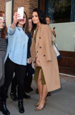 DEMI LOVATO Leaves Her Hotel in New York 10/15/2015