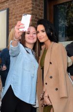 DEMI LOVATO Leaves Her Hotel in New York 10/15/2015