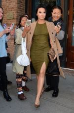 DEMI LOVATO Leaves Her Hotel in New York 10/15/2015