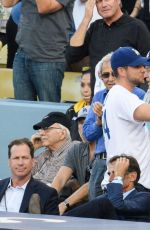 YVONNE STRAHOVSKI at Dodgers v Mets Game in Los Angeles 10/15/2015