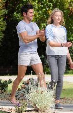 CHLOE MORETZ on the Set of Neighbors 2 in Los Angeles 10/26/2015