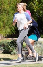 CHLOE MORETZ on the Set of Neighbors 2 in Los Angeles 10/26/2015