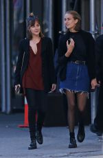 DAKOTA JOHNSON Out Shopping with Her Sister in New York 10/12/2015