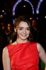 MAISIE WILLIAMS at Ed Sheeran: Jumpers for Goalposts Premiere in London 10/22/2015