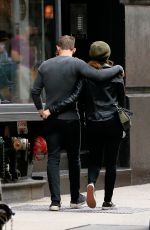 KATE MARA and Jamie Bell Out in New York 10/22/2015