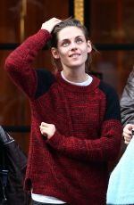 KRISTEN STEWART as Maureen on Scooter on the Set of Personal Shopper in Paris 10/27/2015