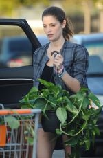 ASHLEY GREENE Out Shopping at Home Depot in Burbank 10/18/2015