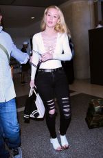 IGGY AZALEA at Los Angeles International Airport 10/15/2015